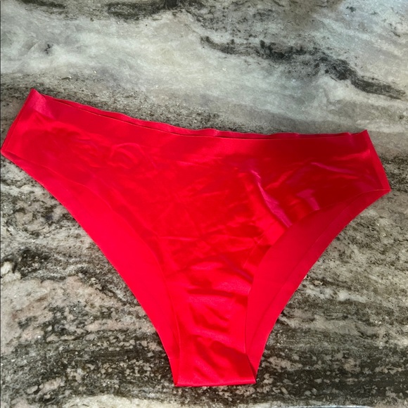 Victoria Secret Red Silky Stretchy Cheeky Underwear - Picture 2 of 5